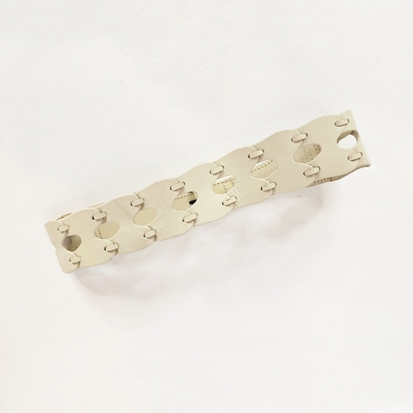Linea Pelle Off-White Belt